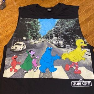 A Sesame Street tank